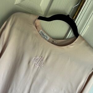 Dior Light Pink Satin Top